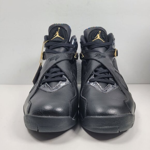 Air Jordan 8 Retro C&C Confetti Men's Black Shoes 832821-004 US Size 12 Like New - Picture 3 of 8